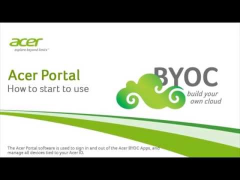 Acer Portal  -  How to start to use