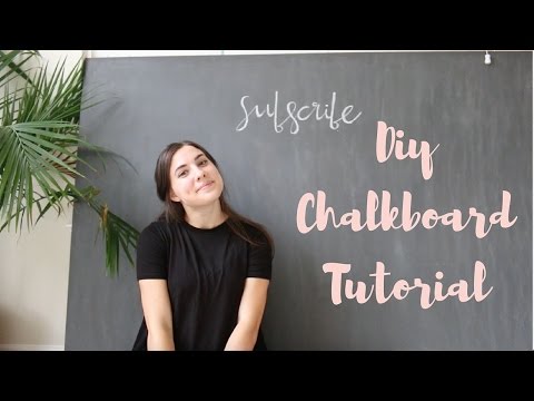 DIY Giant Chalkboard Tutorial | Lindsay Brooke