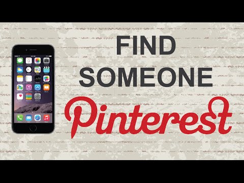 How to find someone on Pinterest | Mobile App (Android / Iphone)