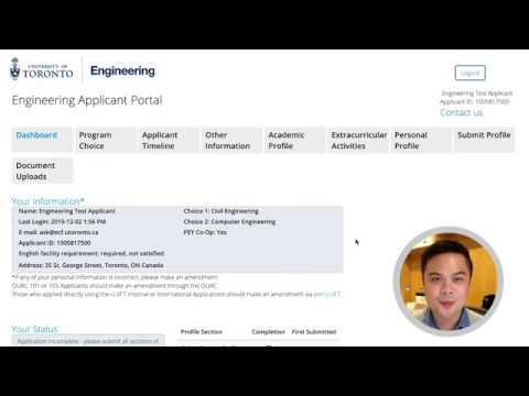 5. Engineering Applicant Portal — Extracurricular Activities