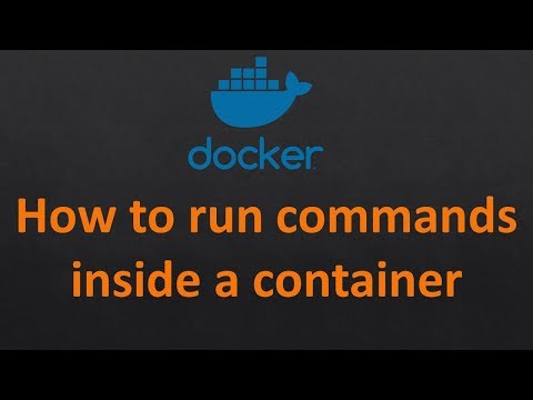 How to login to a docker container | How to run commands inside a container