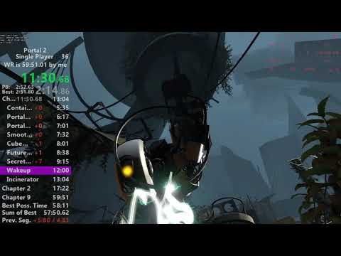 Portal 2 Speedrun in 59:47