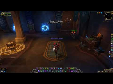 WoW BFA - Mage Portal Trainer Location in Boralus (Alliance)