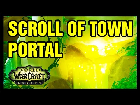 Scroll of Town Portal Shala'nir WoW