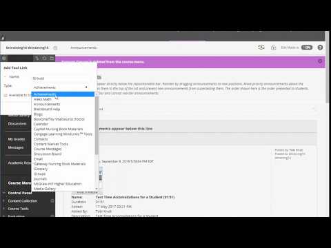 Set up Group Discussions in Blackboard