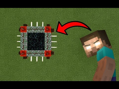 How To Make a Portal to the Herobrine Dimension in MCPE (Minecraft PE)