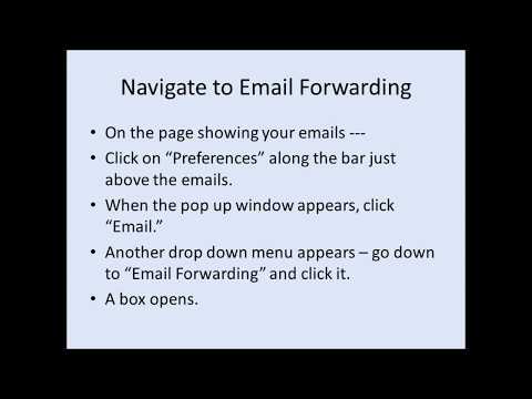 Forward Comcast Emails - How To