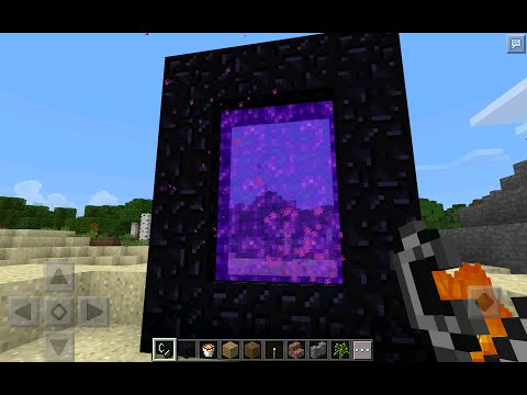 How to Make a Nether Portal in Minecraft Pe