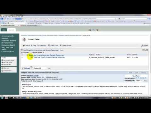 How to Use the Discussion Board in Blackboard