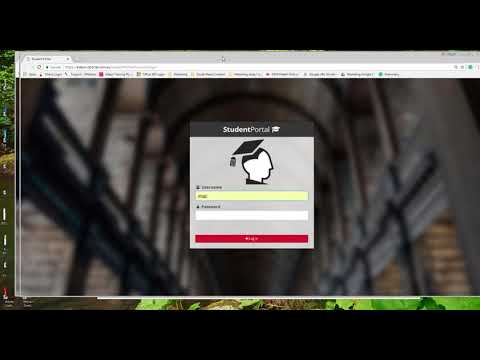 How to login to your student portal