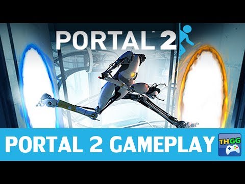 Portal 2 - First Co-op Campaign Gameplay (2 players) 【Co-op Course 1 - 2】