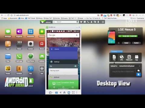 Screen Sharing with AirDroid