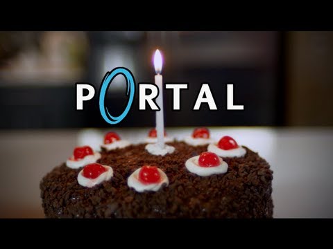 PORTAL CAKE! It's Not a Lie | Feast of Fiction