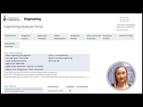 1. Engineering Applicant Portal — Dashboard