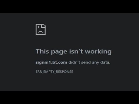 BT Email Fails to Login: Workaround