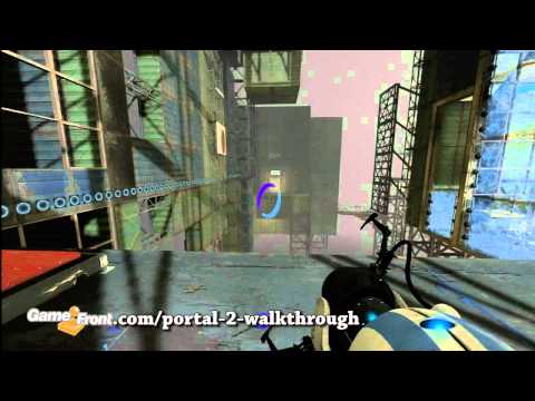 Portal 2 Cooperative Walkthrough - PT. 34 -Mobility Gels - Test 2/8