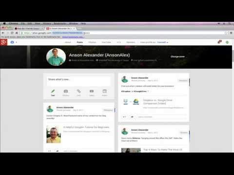 Google Plus (Google+) User ID - How to Find