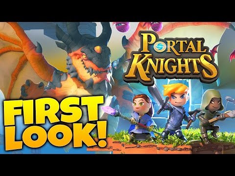 Portal Knights Gameplay Part 1 (First Look) - Deep Cave System! - Let's Play Portal Knights Ep 1