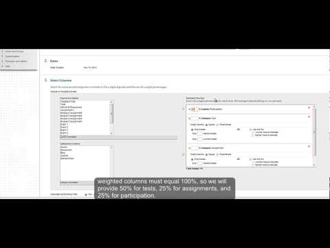 Calculating a Weighted Column - Blackboard Learn