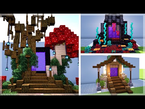 Minecraft: 5 Epic Nether Portal Design Ideas