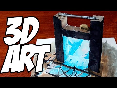 Magic Portal - 3D Drawing - Optical Illusion