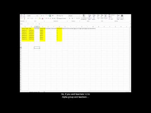 Importing an Excel spreadsheet into Blackboard Groups