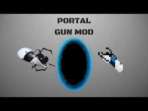 PortalGun 1.7.10 mod review! Create awesome portals!