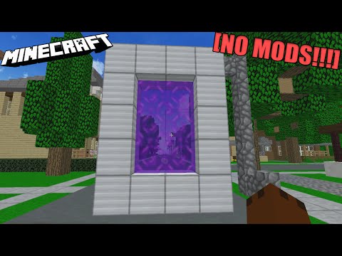 Minecraft - How to make a Portal to HEAVEN! (No mods)