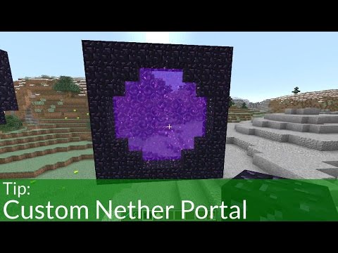 Create Custom Nether Portals in Minecraft