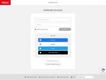 Create a Nintendo Account