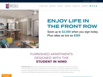 848 Mitchell | UTA Luxury Student Apartments
