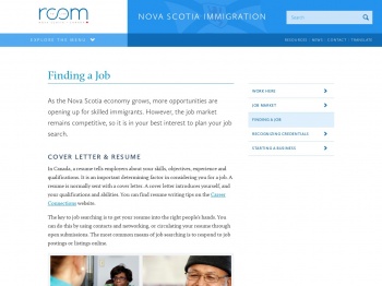 – Finding a job - Nova Scotia Immigration