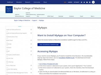 MyApps - Baylor College of Medicine