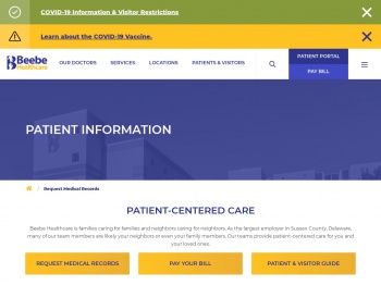 Patient Portal - Beebe Healthcare
