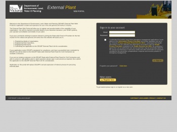 External Plant Web Portal