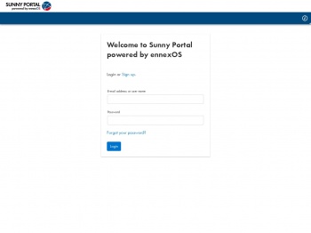 Sunny Portal powered by ennexOS