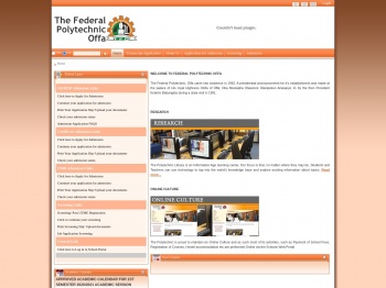 Federal Polytechnic Portal