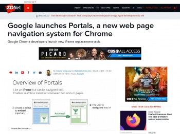 Google launches Portals, a new web page navigation system...