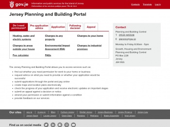 Jersey Planning and Building Portal - Planning Portal