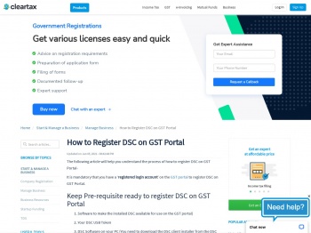 How to Register DSC on GST Portal - ClearTax