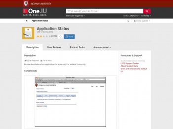 Application Status | All IU Campuses | One.IU