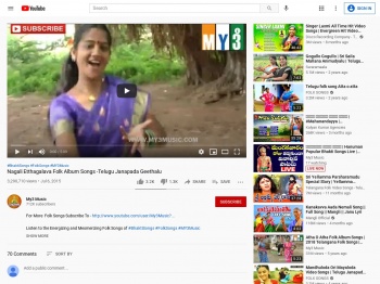 Nagali Etthagalava Folk Songs Album -Telugu Janapada ...