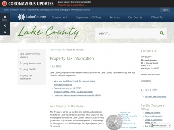 Property Tax Information | Lake County, Illinois