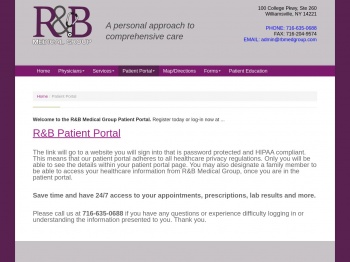 RB Medical Group :: Patient Portal - R&B Medical Group