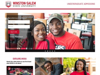 RamAdmissions Portal - Winston-Salem State University