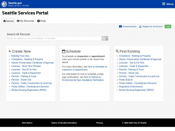 Seattle Services Portal - Seattle.gov
