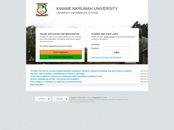 EduRole Student Information System - Kwame Nkrumah ...