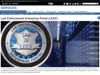 Law Enforcement Organization (LEEP) Portal — FBI