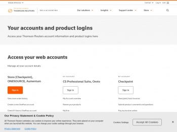 Your Account - Thomson Reuters Tax & Accounting