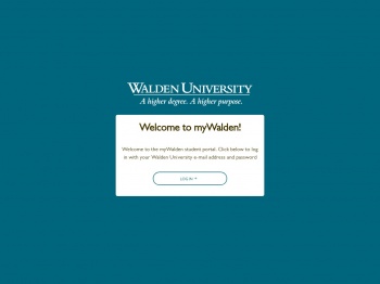 myWalden Student Portal - Walden University